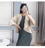 Miyake 2022 Three-dimensional pleated top European and American women's cardigan large lapel jackets coats