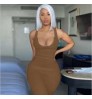 summer dress 2022 custom logo mini womens dresses casual lady elegant knitted maxi ladies bodycon dress