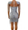 NOVANCE Y2324 Women's Spring Clothing 2022 Elegant Luxury Sequin Tassel Dresses Women Party Sexy Rhinestone Lady Glitter Dress