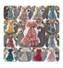 Large size women's dress summer new retro chiffon printed shirt waist loose Dress For Female Fashion Clothes