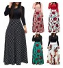 Floral Print Elastic muslim prom bangkok cheap casual women classy OEM corset lolita dresses macys Casual Dresses long dress