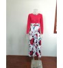 Floral Print Elastic muslim prom bangkok cheap casual women classy OEM corset lolita dresses macys Casual Dresses long dress