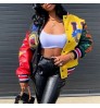 2022 Daily Casual Clothing Logo Print Fall Baseball Uniform Jackets Women High Street Style Coats Woman Varsity Jackets
