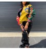 2022 Daily Casual Clothing Logo Print Fall Baseball Uniform Jackets Women High Street Style Coats Woman Varsity Jackets