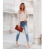 New Autumn women Fall Long Solid color Puff Hollow out Sleeve Pullover Sweaters Plus size chenille tapestry sweaters Tops