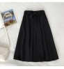 JF Cargo Skirt Faldas Fringe Skirts Side Tassel Fashion Streetwear Solid High Waist Tight Maxi OME Pencil Skirt Women Casual