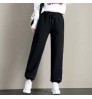 2022 Winter Women Sport Pants Sweatpants Workout Fleece Trousers Solid Thick Warm Winter Female Running Jogger Pants