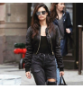 Autumn and Spring European and American street bomber jacket women's high-waist jacket wholesale