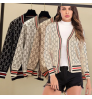 European style winter latest best selling loose CUCCI fashion floral casual long sleeve v-neck women Knit cardigan sweater