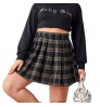2022 Hot Sale Womens Skirts Plus Size Plaid Womens Skirts Spot Campus Style Skirts For Women