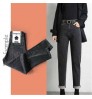 Blue women's jeans slim slim high waist casual sexy women's pencil pants