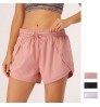 2022 Women Anti-Running Training Shorts Double Layer Yoga Fitness Shorts Sports Running Shorts