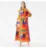 In stock fast delivery 2021 summer fashion best-selling Miyake pleated skirt loose casual large-size long-sleeved print skirt