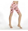 Meiyang women's pockets milk silk shorts deportivos mujer biker shorts watercolor butterfly summer women sexy tight shorts