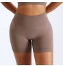 PT404 Custom LOGO Matching Nylon Yoga Workout Short Tights Seamless Gym Biker Women's Shorts