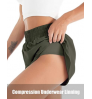 HIC Wholesale Quick-Dry Women's Running Shorts Sport Layer Elastic Waist Active Workout Shorts With Pockets Yoga Short