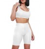 Hot Sale Solid Color Tight Body Shaping Training Riding Cycling Spandex High Waist Workout Pants Casual Women Sweat Biker Shorts