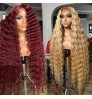 Wholesale Double Drawn 13X4 13X6 HD Swiss Lace Frontal Wig,Raw Virgin Cuticle Aligned Wig,Brazilian Human Hair Lace Front Wig